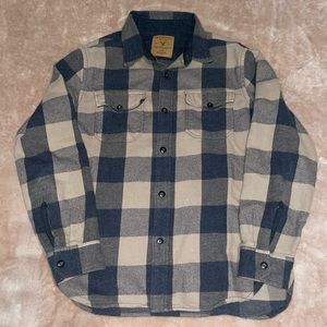 AMERICAN EAGLE FLANNEL OVERSHIRT